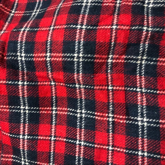 Calliope Plaid Houndstooth Plaid Print Fringe Two Toned Scarf Reversible C - Picture 5 of 8